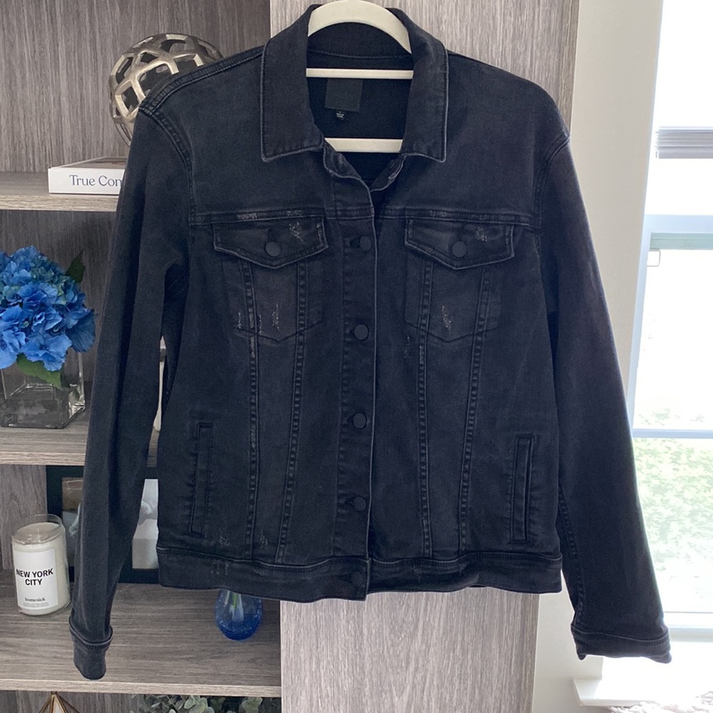 Joe Jeans Black Jean Jacket ***EUC***